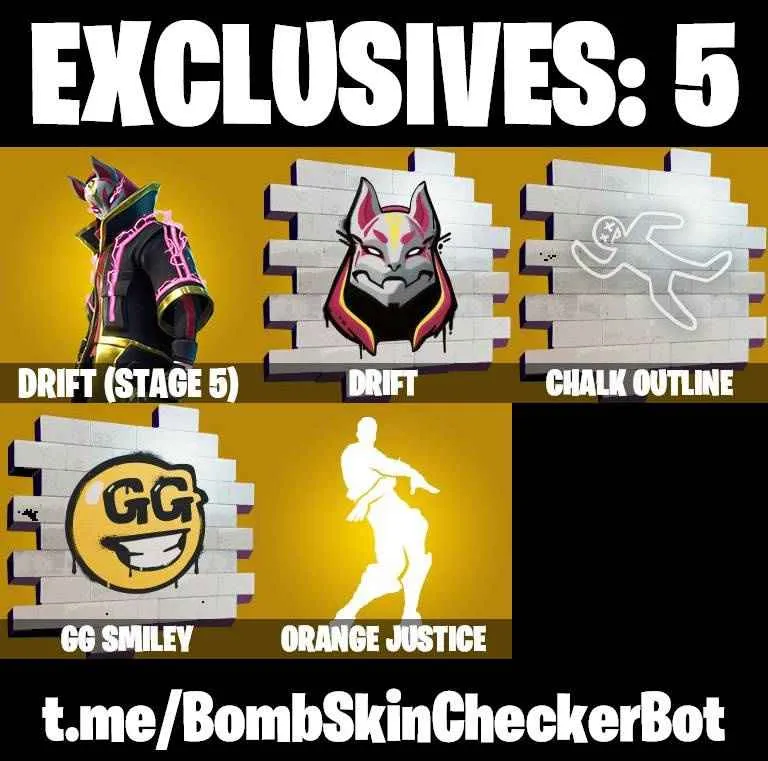 ❤️50 SKINS❤️BACKLASH❤️WHIPLASH❤️ORANGE JUSTICE❤️RAPSCALLION❤️SCOUNDREL❤️ZOEY❤️JULES(MAX)❤️BULLSEYE❤️TSUKI 2.0❤️DRIFT(STAGE 5)❤️NOG OPS❤️YULETIDE RANGER❤️POLAR PEELY❤️TAKE THE ELF❤️CAN PLAY ON PSN❤️XBOX❤️PC❤️NINTENDO❤️MOBILE❤️100 VBUCKS❤️FULL EMAIL ACCESS❤️