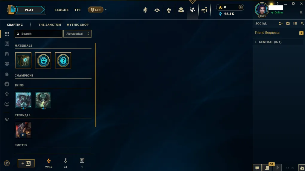 🏆Eune⌛New Season⌛Gold 2 🚀HandLeveled  💯  level 396⌛Full Champ ⌛141 SKIN🔥+20k  Blue Essence 💯 Recovery Info ✅ 