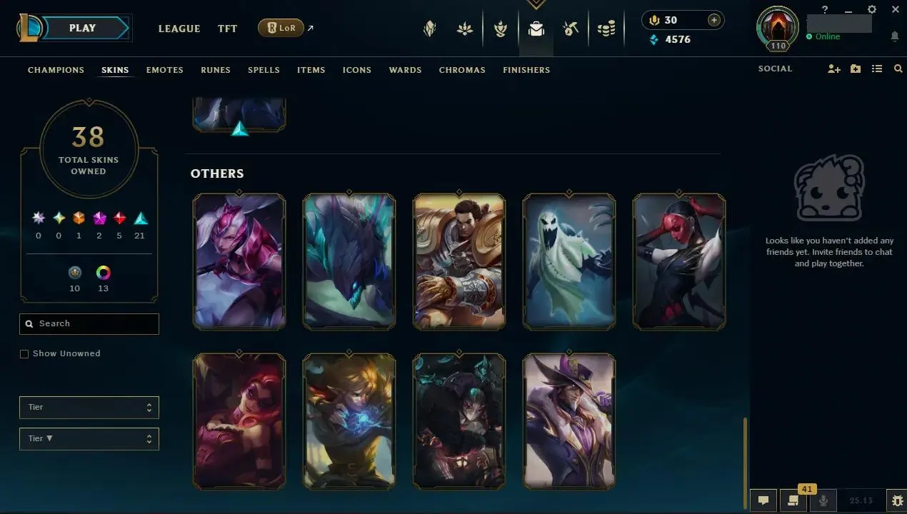 ✨ EUW ⭐ Handlevel ⚡ Emerald IV (96 LP) ♟️ Champs: 82  🎨 Skins: 38 ⭐ LV: 110 💰 BE: 4576 ♾️ Lifetime Ownership 📧 Full Email Access 👑 High Quality Riot Account #KTO