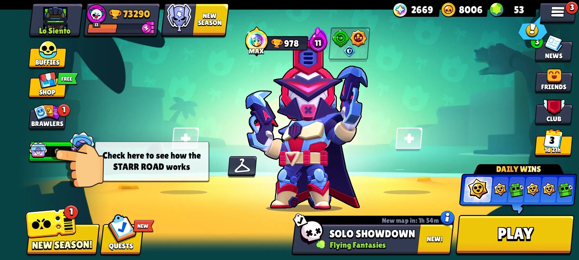 ✧･ﾟ:*✧ 15% OFF ✧･ﾟ:*✧ Now or Never Brawl Stars - 73290 Trophies, 95 Brawlers, 266 Skins(#S60508861f) ✧･ﾟ:*✧