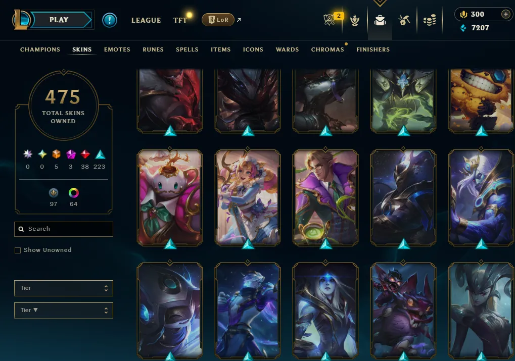 👑(EUW) SILVER III(100% WR, SUPER HIGH ELO) 🚀475 SKIN