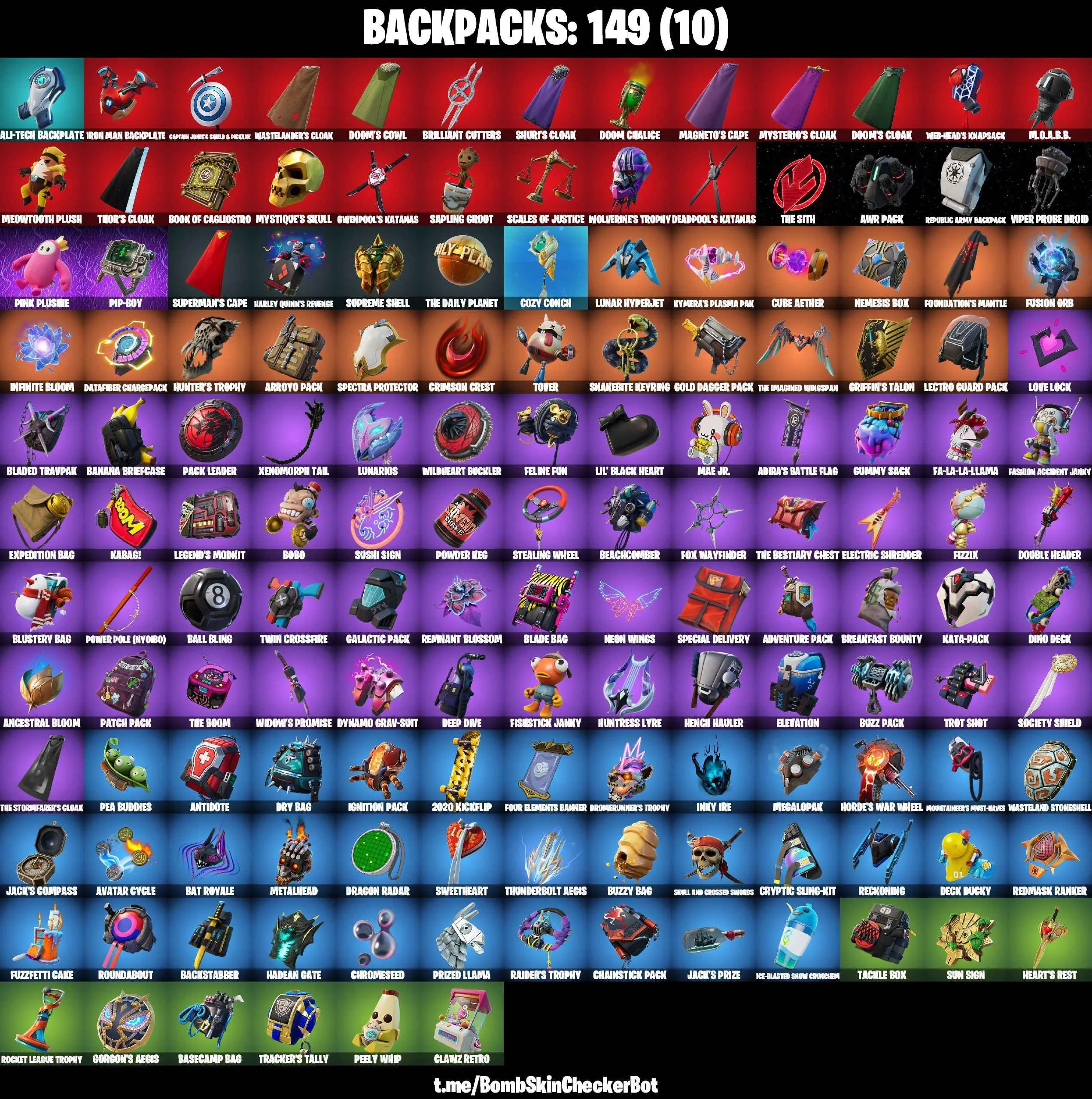 ❤️121 SKINS❤️MANDALORIAN❤️SPIDER-MAN❤️212TH BATTALION TROOPER❤️501ST TROOPER❤️DARTH VADER❤️GOLDEN MIDAS❤️INTRODUCING❤️XENOMORPH❤️PREDATOR❤️SON GOKU❤️JULES❤️TSUKI 2.0❤️ARTEMIS❤️EVIE❤️AGENT PEELY❤️8-BALL(MAX)❤️GUILD❤️ASTROWORLD CYCLONE❤️PEPPERMINT PICK❤️