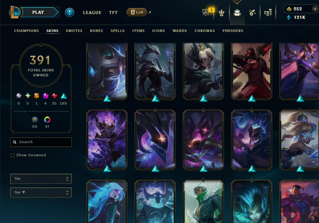 👑(EUW) SILVER II(100% WR, SUPER HIGH ELO) 🚀391 SKIN