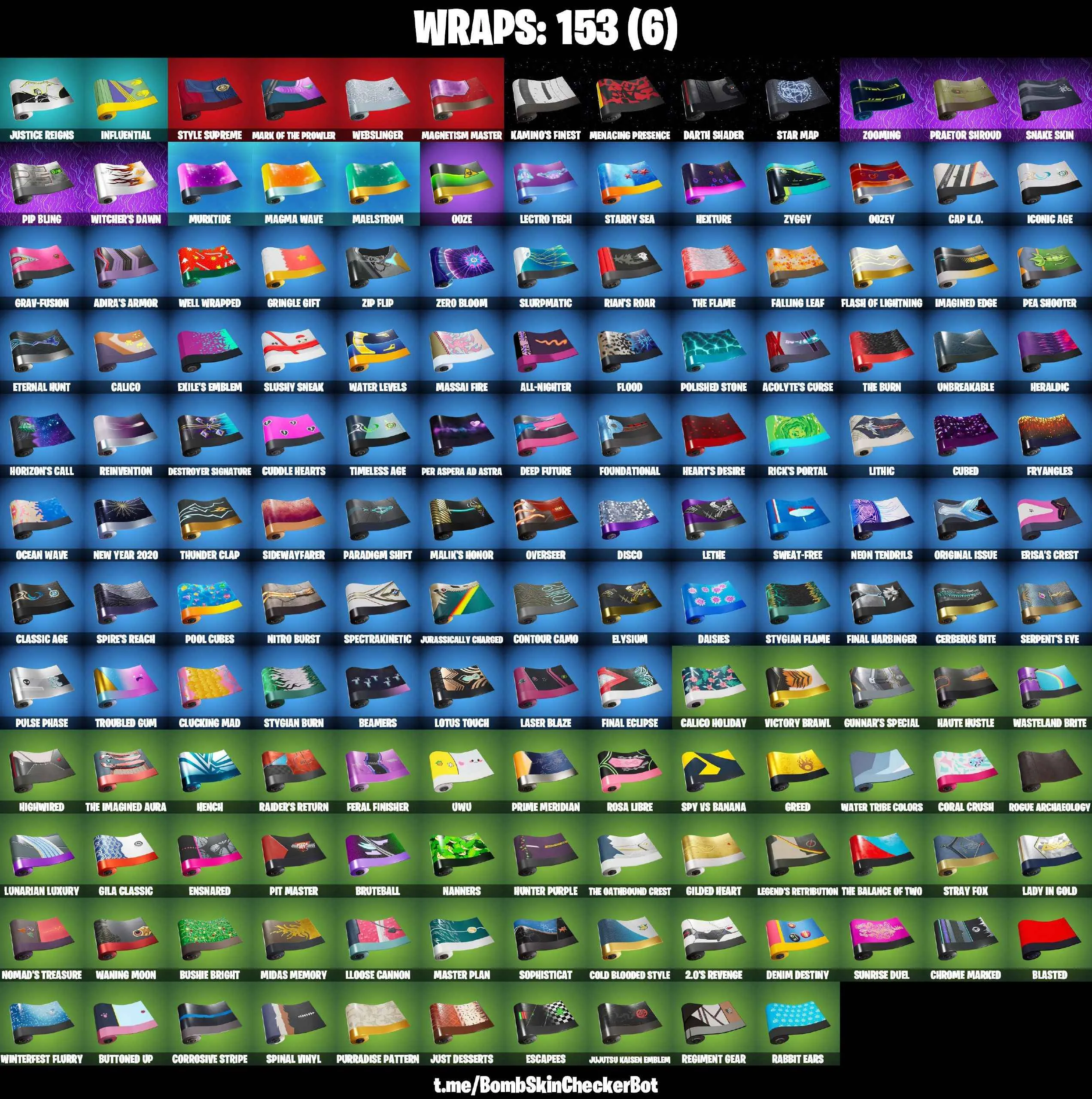 ❤️131 SKINS❤️LARA CROFT❤️GOLDEN MIDAS❤️CLONE TROOPER❤️AHSOKA TANO❤️CORUSCANT GUARD❤️DARTH VADER❤️AHSOKAS CLONE TROOPER❤️WOLF PACK TROOPER❤️DARTH MAUL❤️SPIDER-MAN❤️SPIDER-GWEN STACY❤️CLARK KENT(SUPERMAN)❤️MYSTICA(MAX)❤️HELSIE(MAX)❤️EVIE(MAX)❤️