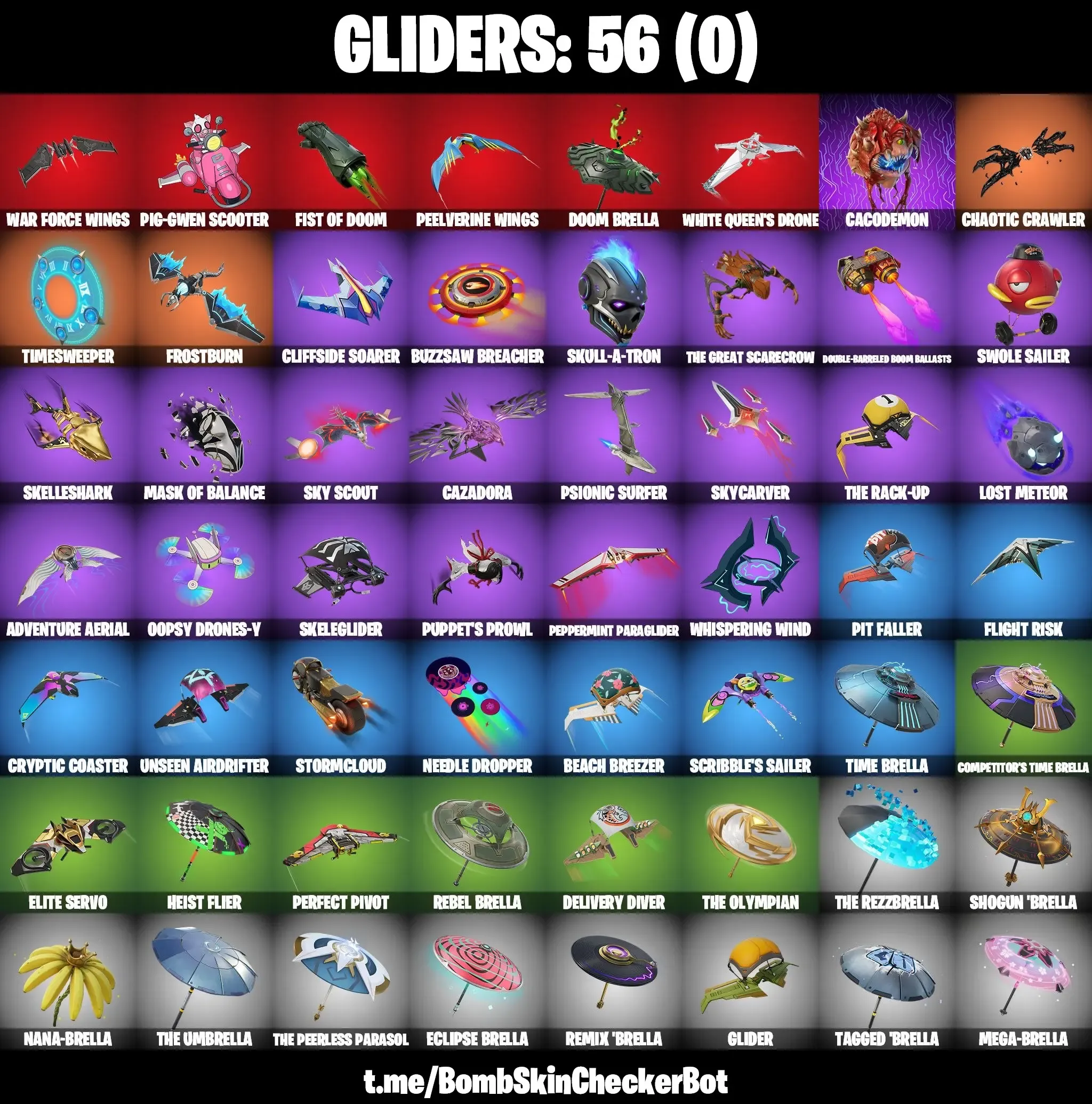[PC/PSN/XBOX/NINTENDO/MOBILE] 52 SKINS | SLAYER JUICE WRLD | SANTA DOGG | KHABY LAME | DOOM | GWENPOOL | WAR MACHINE | PEELVERINE | EMMA FROST | RENZO THE DESTROYER | ERA | FISH THICC | STRAY | FELINA |