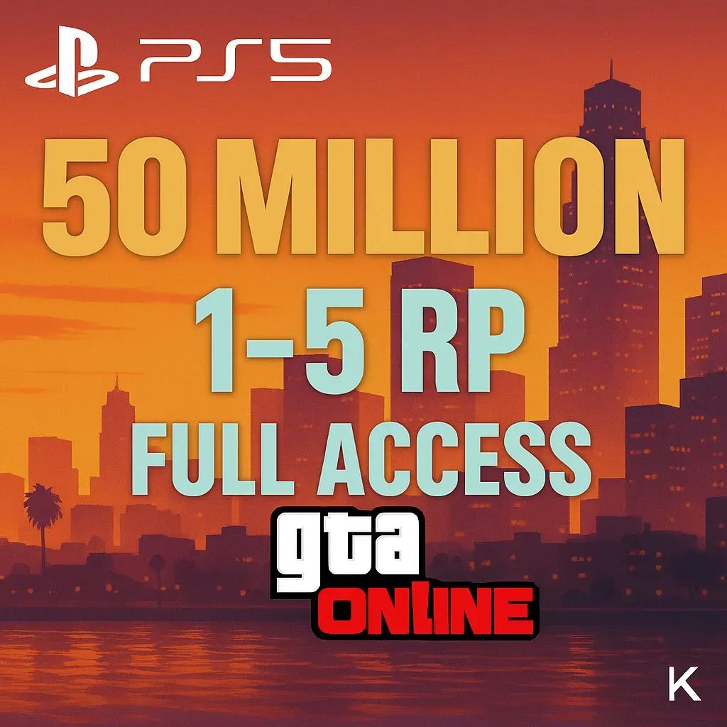 🪐 PlayStation 5 Account 🛸 RP LvL 1–5 🎮 50.92 Million Account 🎯 Editable Access 🧃 Trusted Platform #K2R9M