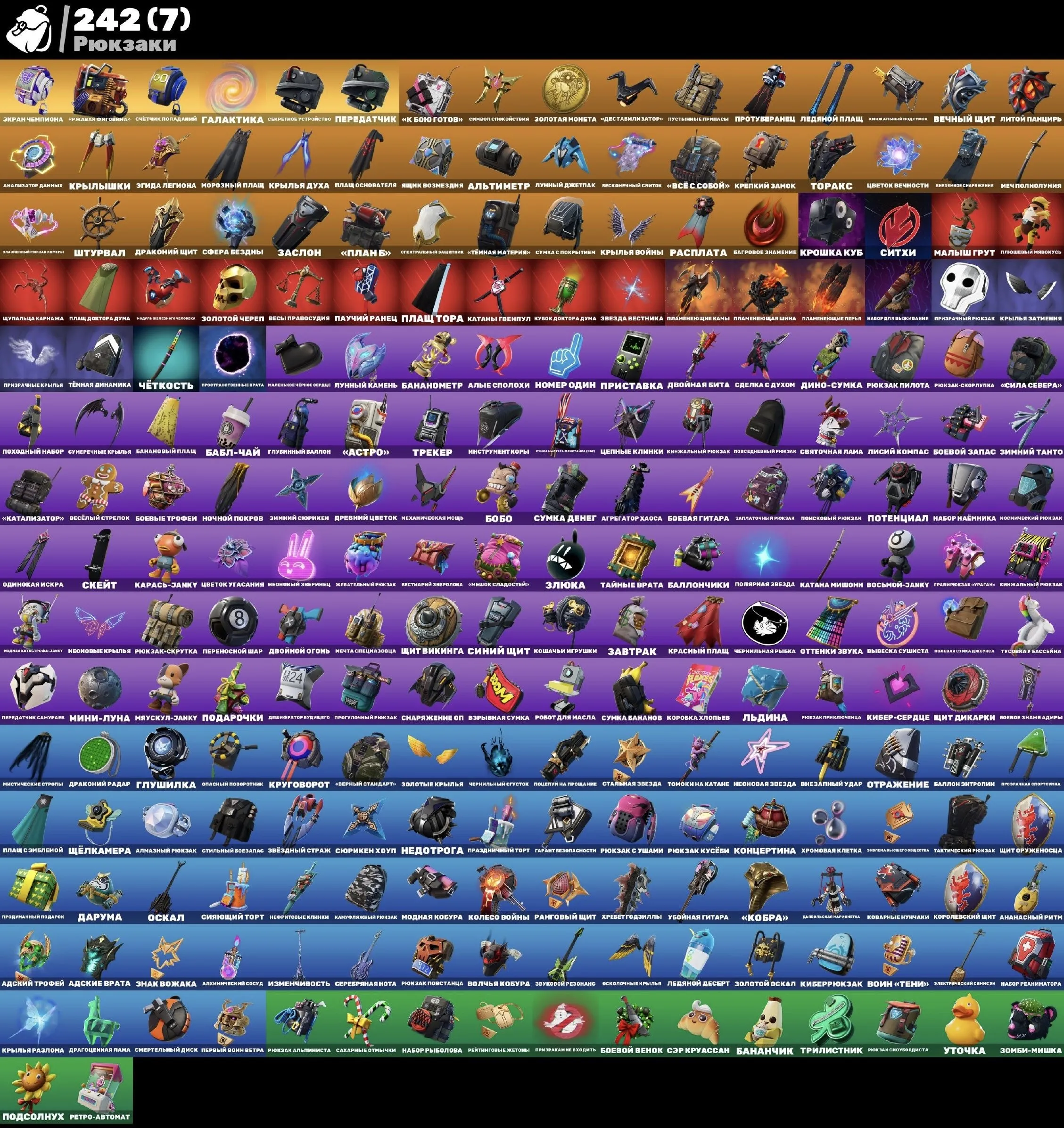 F833 Galaxy, Ikonik, Glow, Nvidia, Mako & 234 Exclusive Skins - Peak 37k PR