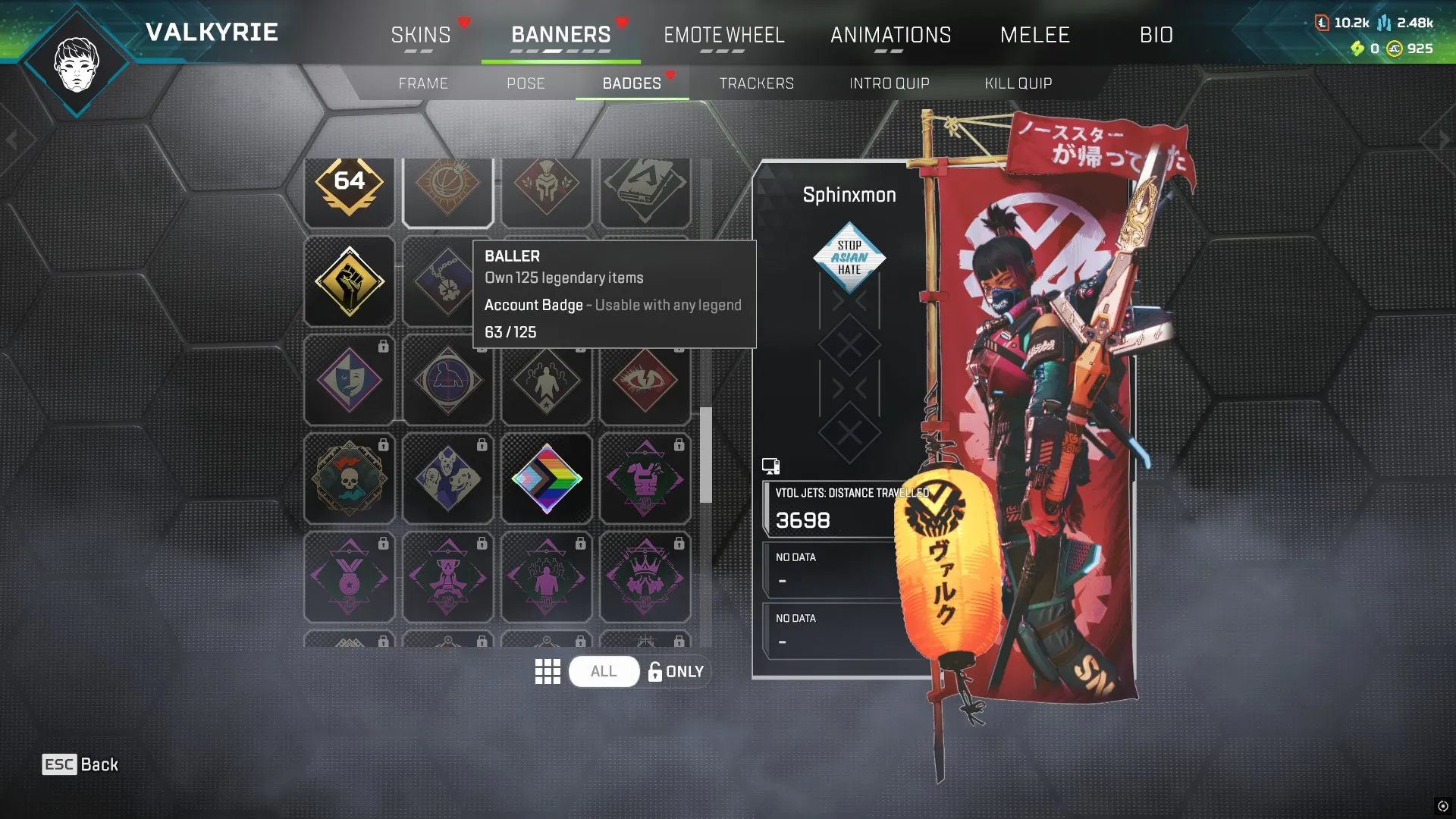 AP684 Valkyrie Revenant Dead Man's Curve Suzuki Heirloom Sets | Slayer Lancer Hardball Infused | Risen Queen Atom Heart Fluorescent Tech Forged Knight | 63 Legendaries | Rookie | Level 64 | 925 Coins Relic 