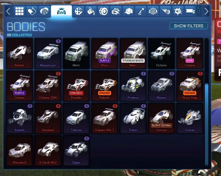 STOCK454 //Fennec, Titanium White Standard Boost, 50 Black Markets, 400+ Exotics & Imports, 85 Car