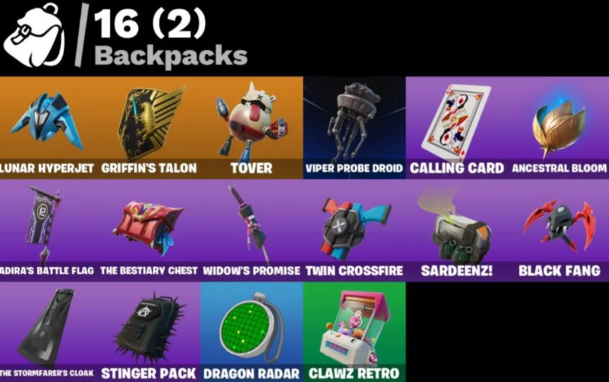 F1267 Season 21+ Skins, 1,250 VBucks, 11 Skins, Level 174, 16 Pickaxes, 9 Emotes, 13 Gliders (G)