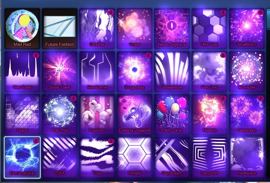 STOCK572 //Fennec, Fire God, Dueling Dragons, Electroshock, 41 Black Markets, 91 Painted Cars