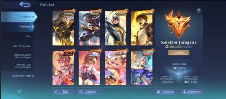 ML508 Legend Pacquiao Paquito Hiro Lance Vale Brody AOT Yin Zenith Selena Vexana Yoda Cyclops Gvina