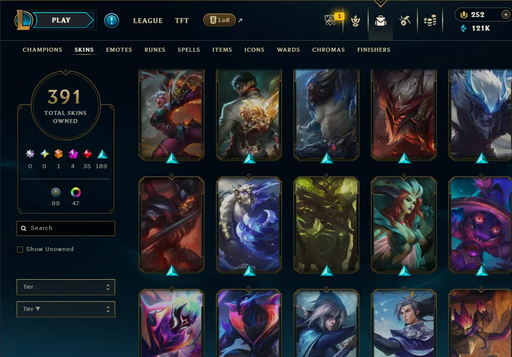 👑(EUW) SILVER II(100% WR, SUPER HIGH ELO) 🚀391 SKIN