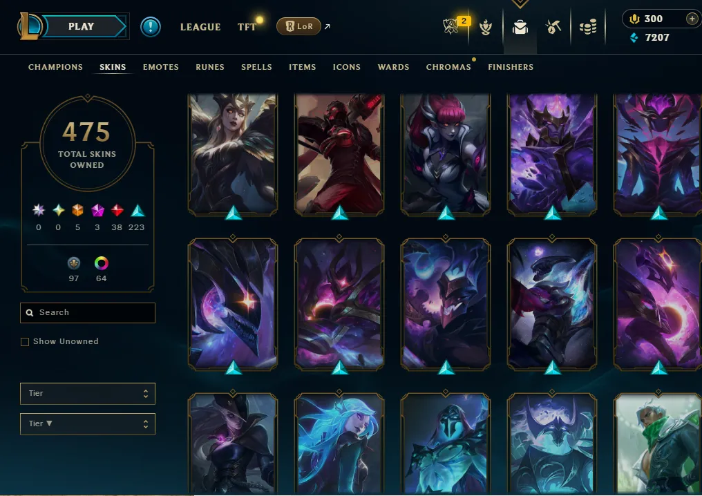 👑(EUW) SILVER III(100% WR, SUPER HIGH ELO) 🚀475 SKIN