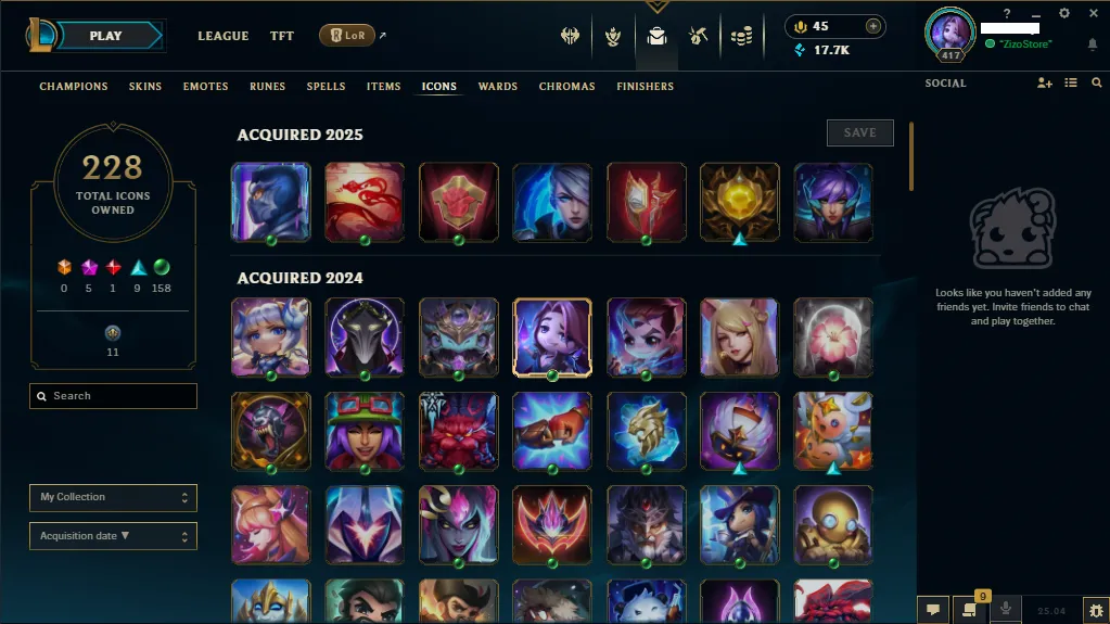 🏆 Eune New Season⌛ Silver 4 🚀 Hand Made  💯  level 417 ⌛ 167 Champ 💯 292 SKIN  ❤️ Recovery Info ✅ 17 K+ Blue Essence🔥 1k+ Orange essence🔥45RP 🔥