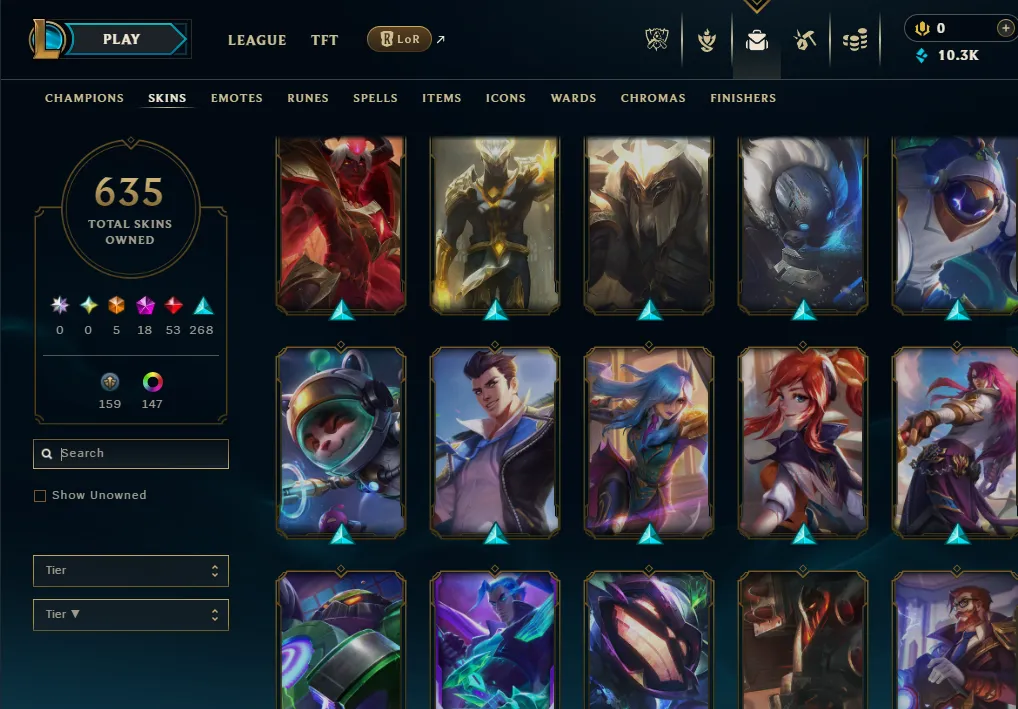 👑(EUW) GOLD III (100% WR, SUPER HIGH ELO) 🚀600+ SKIN