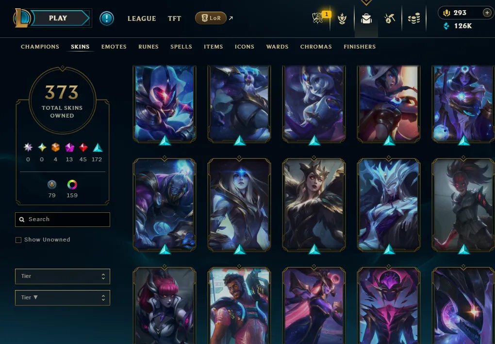 👑(EUW) SILVER III (100% WR, HIGH ELO) 🚀373 SKIN