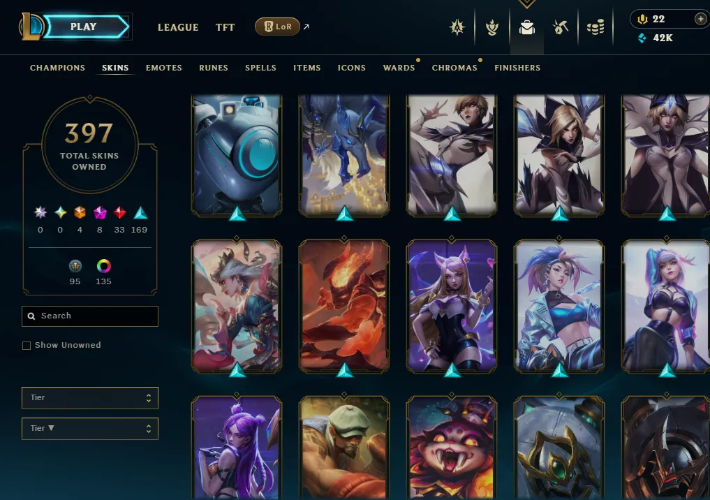 👑(EUW) DIAMOND IV (LAST SS, SUPER HIGH ELO) 🚀397 SKIN
