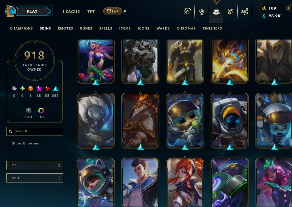 👑(EUW) GOLD IV (100% WR, HIGH ELO) 🚀900+ SKIN