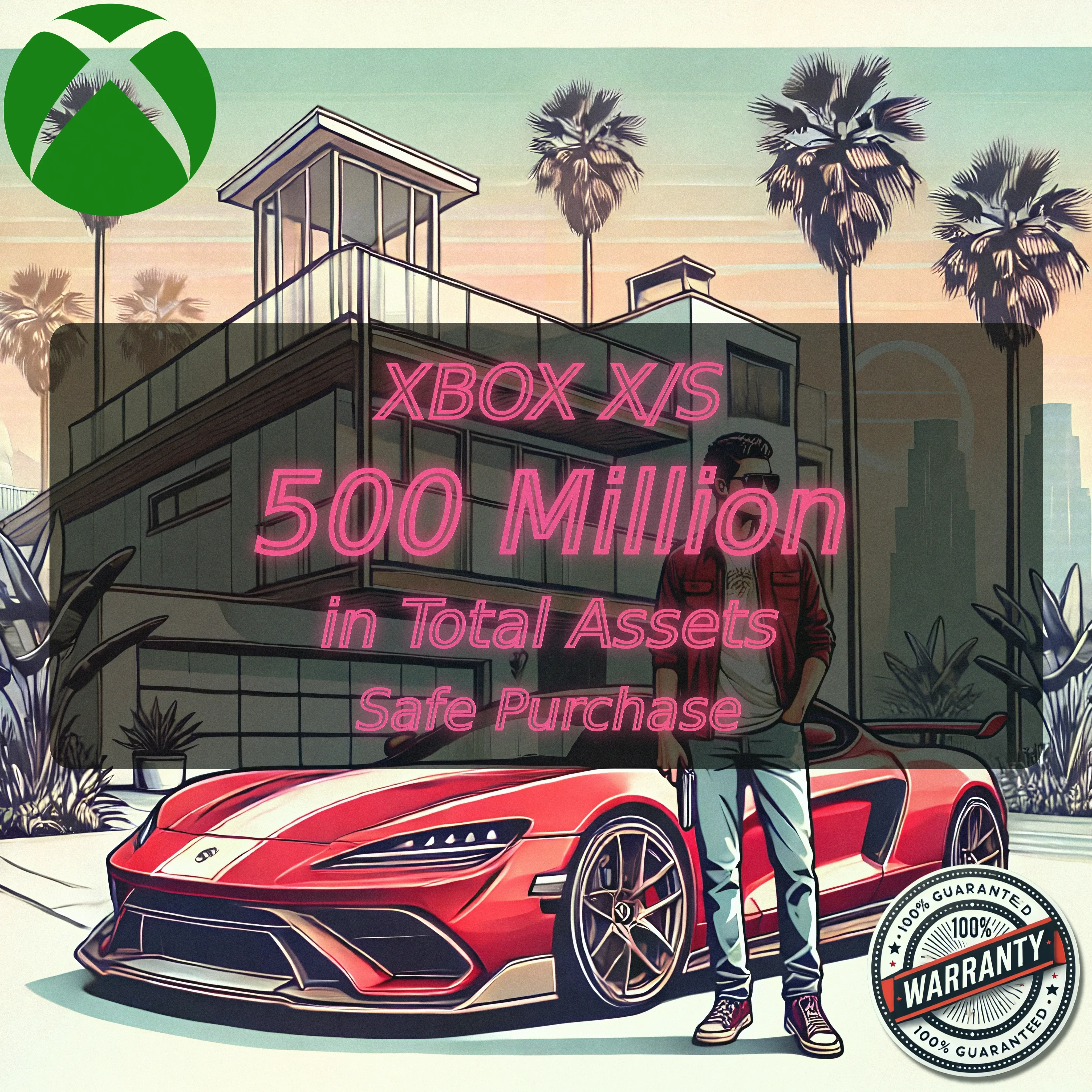 🔱 Xbox Series X/S 🔱 Level 30 🔱 + 500 Million in Combined Assets of 5.67-50.74 Million Cash + 🔱 Vehicles to sell 🔱