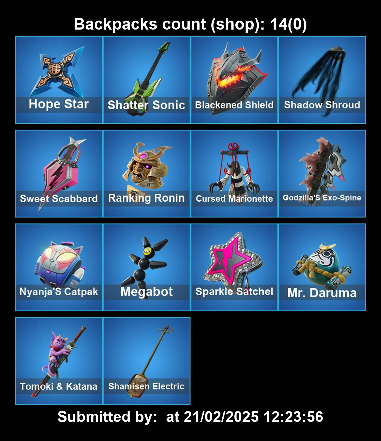 [PC/PS4-5/XBOX] 11 Skins | SparkleDiva | HeroBayMax | Jade | NyanJa | Daigo | Kendo | KnightConquror | GodZilla Evolved | TheNightRose | Full Email Access