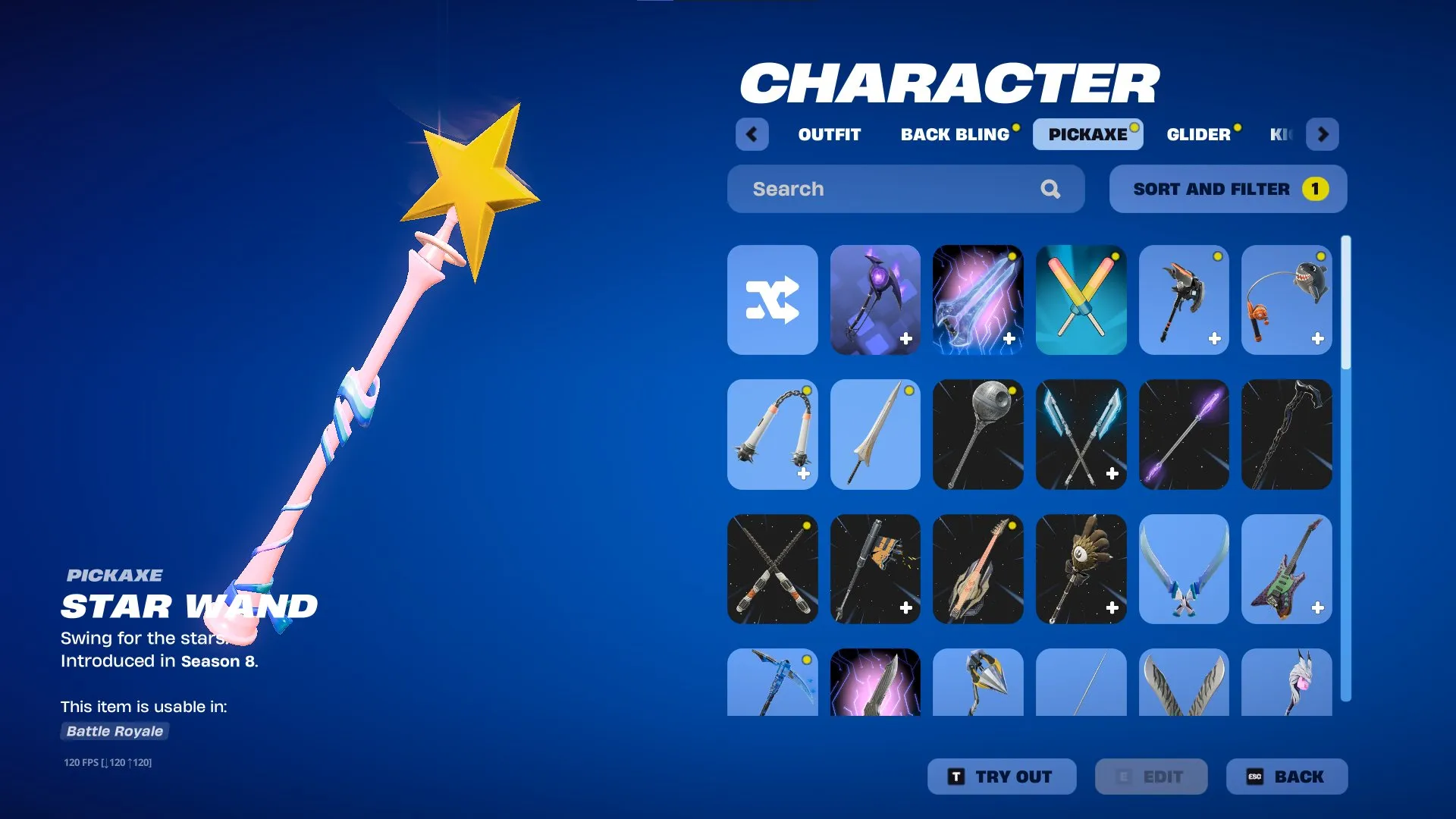 F1018 Backlash, Spider-Man, Star Wand | 65 Skins Included 
