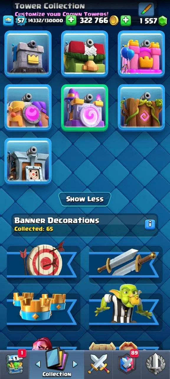 CR563 10101 trophies star 12 evolution cards star 2 level16 champs star 2 level15 champs star 6 level14 champs star arena25 level57 46 emotes
