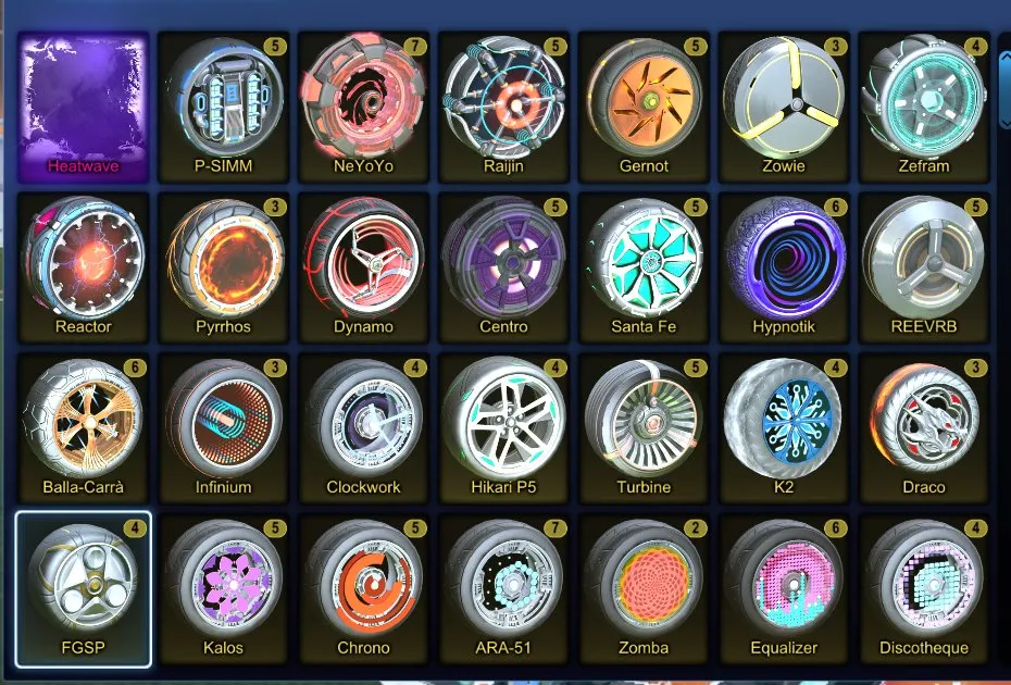 STOCK443 //Fennec, Black Standard Boost, 63 Cars, 38 Black Market, Painted Hotshot, Paladin, Voltaic, Lobo, Finny, Party Time, Mainframe