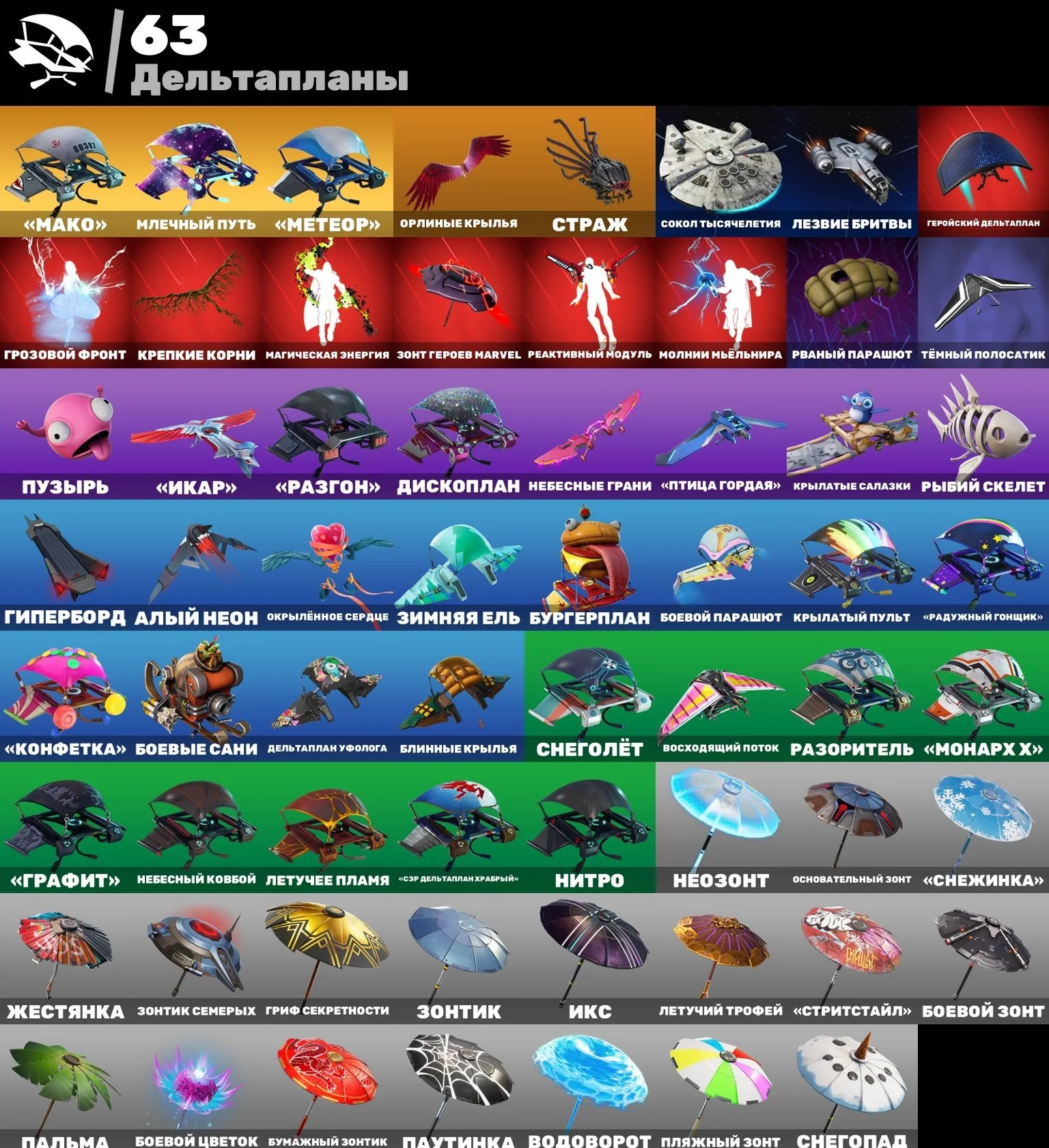 F846 BLACK KNIGHT, GALAXY, LEVIATHAN & 78 Skins Account - PC Battle Royale 