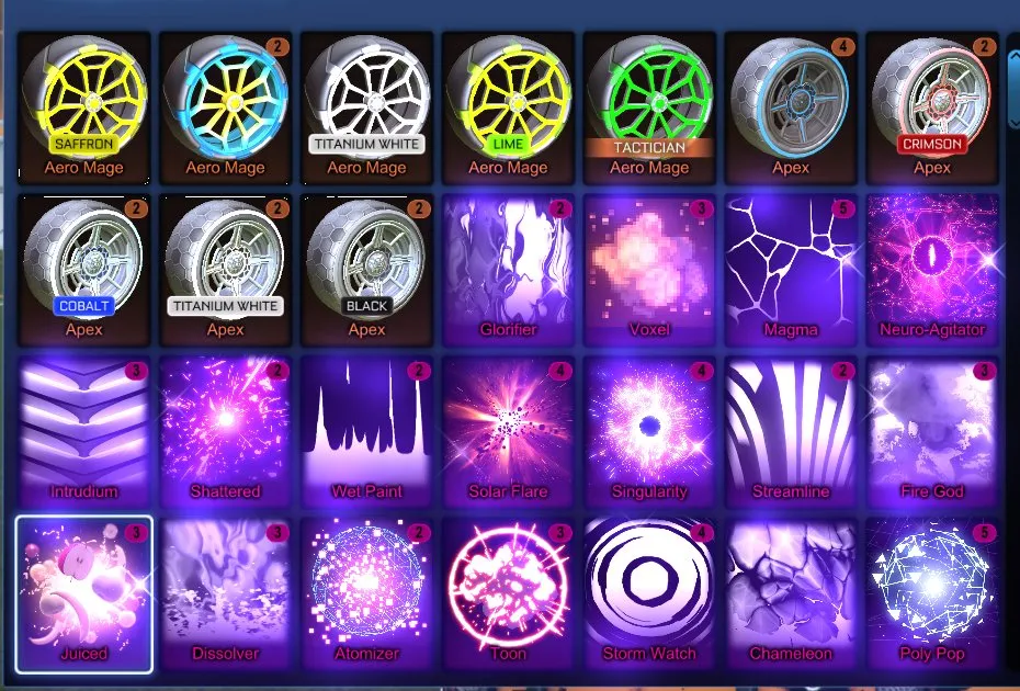 STOCK505 //TW Octane, Fennec, Black Splash, Apex Wheels, Aero Mage Painted, Multiple Black Market Decals