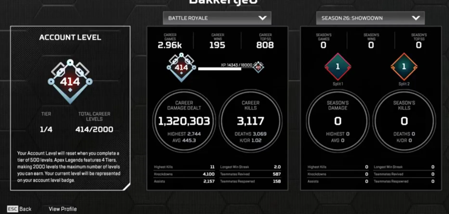 AP551 4 Heirlooms, Prestige Valkyrie, 286 Legendary Skins, Diamond, Relic, Exotic Shards 