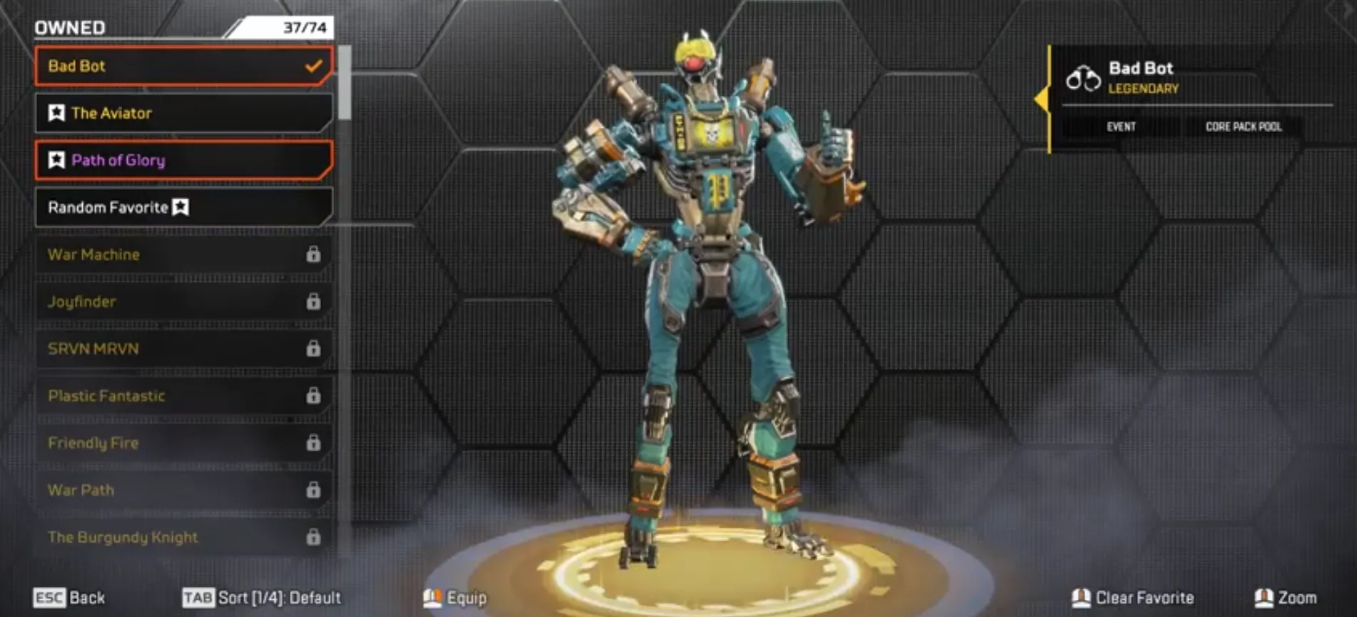 AP551 4 Heirlooms, Prestige Valkyrie, 286 Legendary Skins, Diamond, Relic, Exotic Shards 