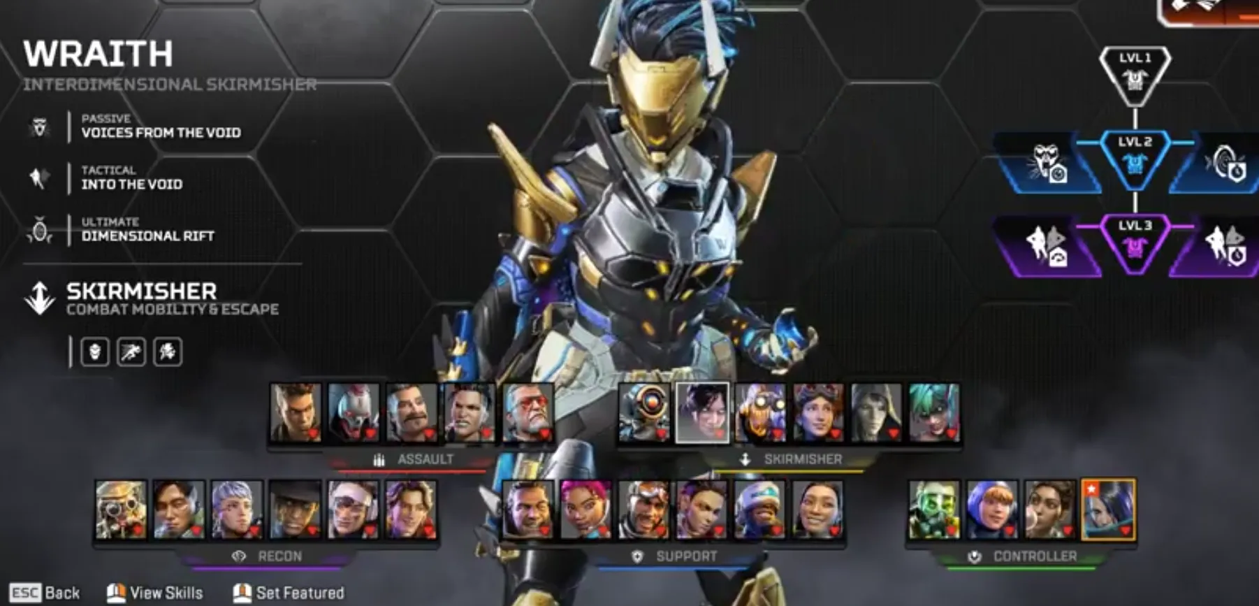 AP552 Wraith Heirloom Hope’s Dusk + Prestige + The Drip & Defcon 1 Reactive Skins, 692 Level, 233 Legendary Skins, Relic Unlocked 