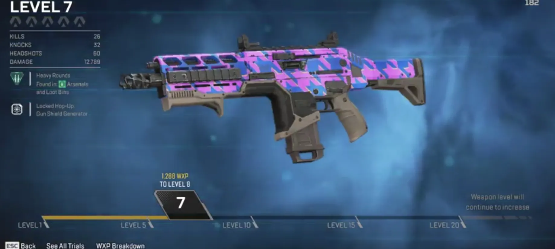 AP554 KARAMBIT Heirloom + Raptor’s Claw Mythic + 1 Reactive + Diamond Rank + 189 Level + 72 Legendary Skins 