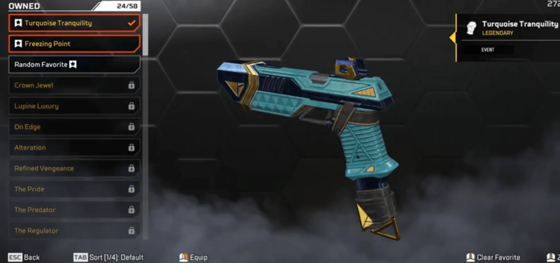 AP556 OCTANE HEIRLOOM + 1 REACTIVE + 198 Legendary Skins + 288 lvl + Surplus Acceleration + The Prestige + Turquoise Tranquility + Pressure Point + Gold Rush 