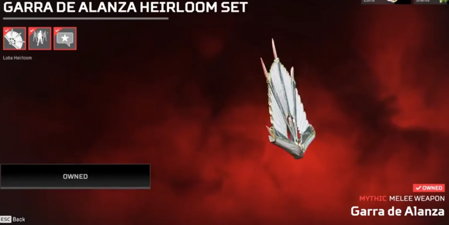 AP557 LOBA Heirloom, Level 197, 55 Legendary Skins, L-Star Reactive S26, Relic Unlocked 