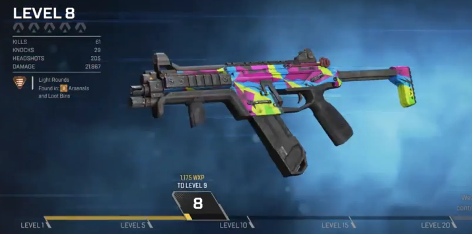 AP558 LIFELINE HEIRLOOM, 58 lvl, 21 Legendary Skins, Relic Shock Sticks 