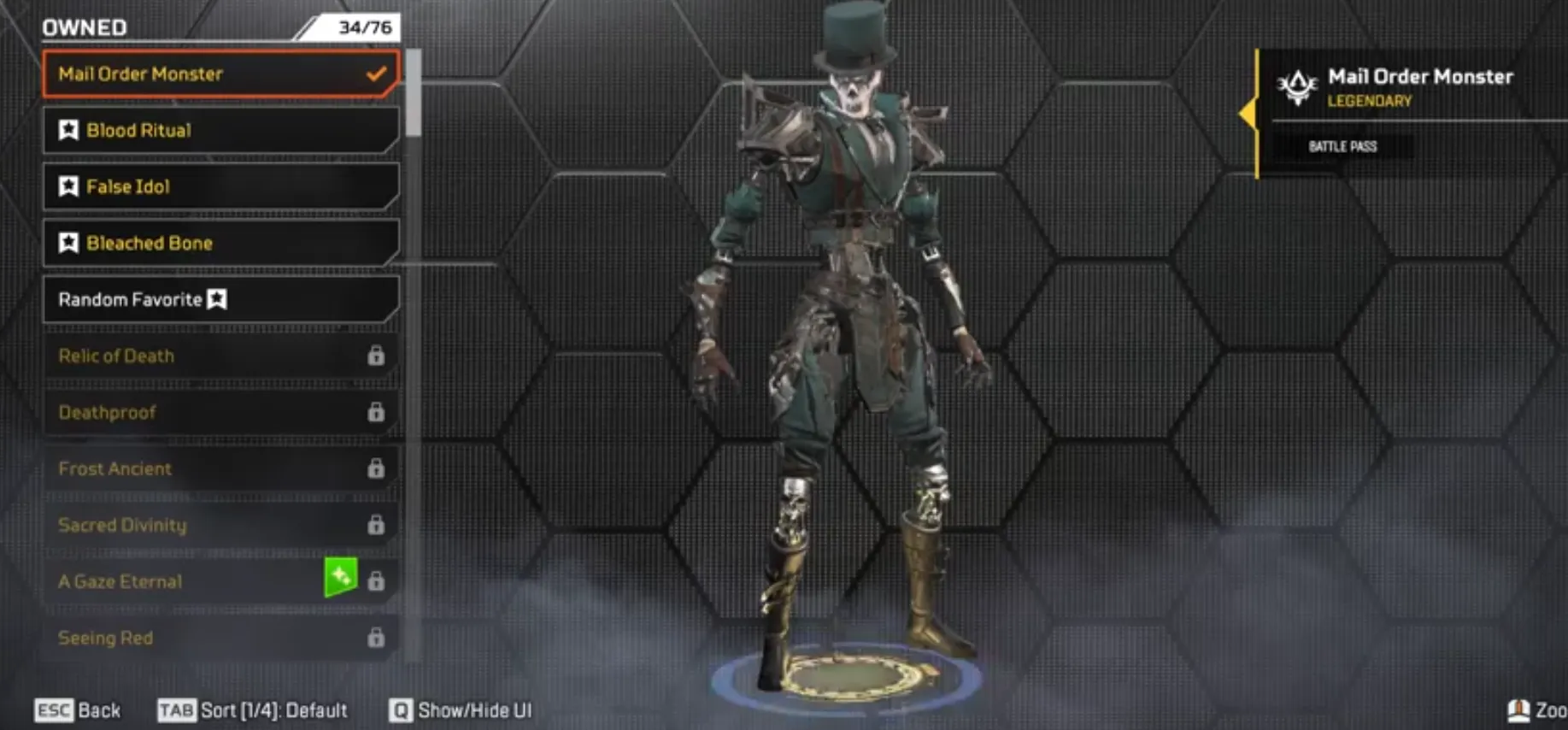 AP624 Apex Predator LVL598 | Relic Wraith Loba Hope's Dusk Heirloom 316 Legends