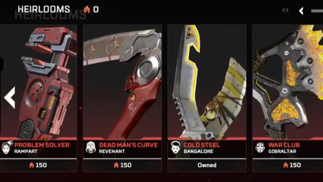 AP625 Level 971 - 8 Heirlooms, 3 Prestige, 400+ Legendary Skins