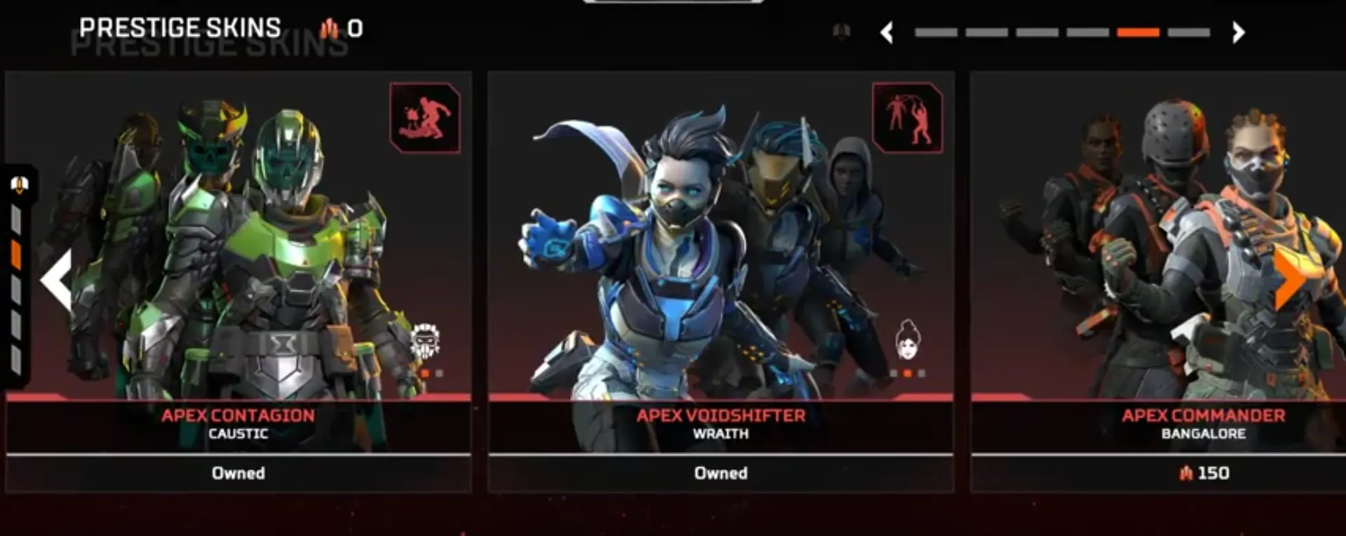 AP625 Level 971 - 8 Heirlooms, 3 Prestige, 400+ Legendary Skins