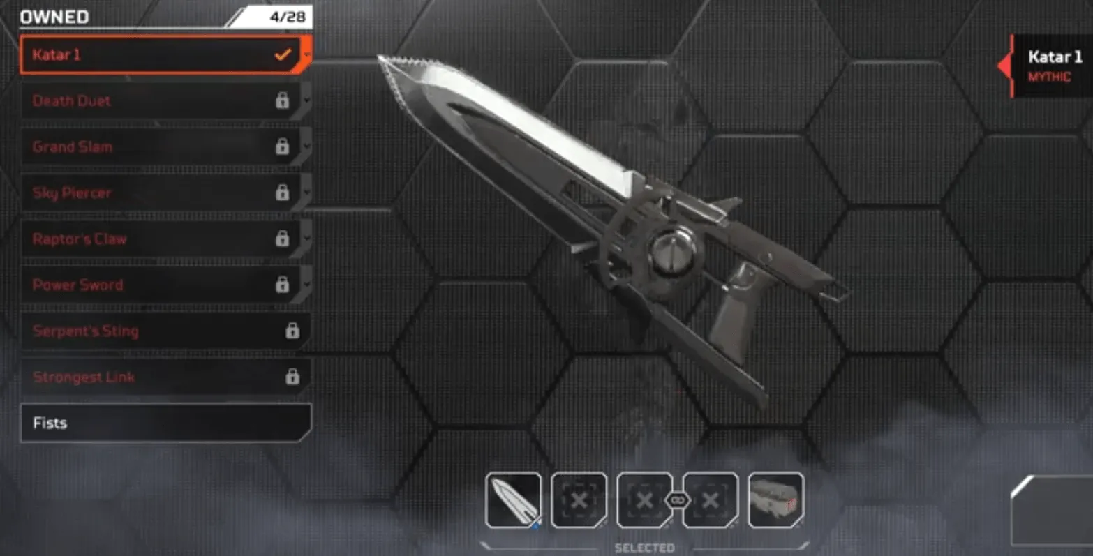 AP626 Katar Relic Account lvl 36 Rookie, Ash Bloodline Skin, Mythic Katar 1