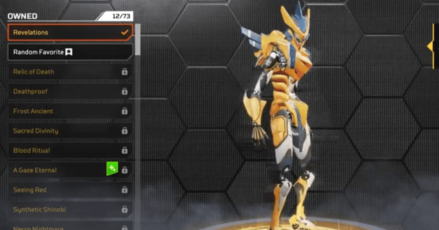 AP631 Prestige Caustic Apex Contagion + Revenant Death Grip Heirloom, Level 96 Rookie, 97 Legendary Skins