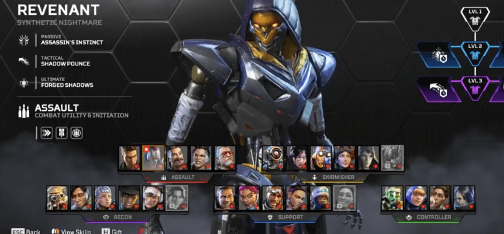 AP632 Heirloom Revenant + Prestige Bloodhound Apex Hunter + Off the Grid + No Chill + Dead Man's Curve