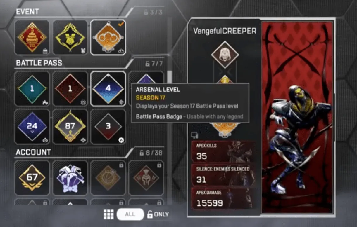 AP632 Heirloom Revenant + Prestige Bloodhound Apex Hunter + Off the Grid + No Chill + Dead Man's Curve