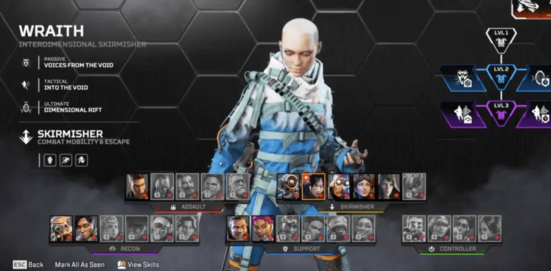 AP633 Relic Wraith Recolor Hope’s Dawn + Protector of the Void + Vengeance Seeker + Void Specialist + 32 Legendary