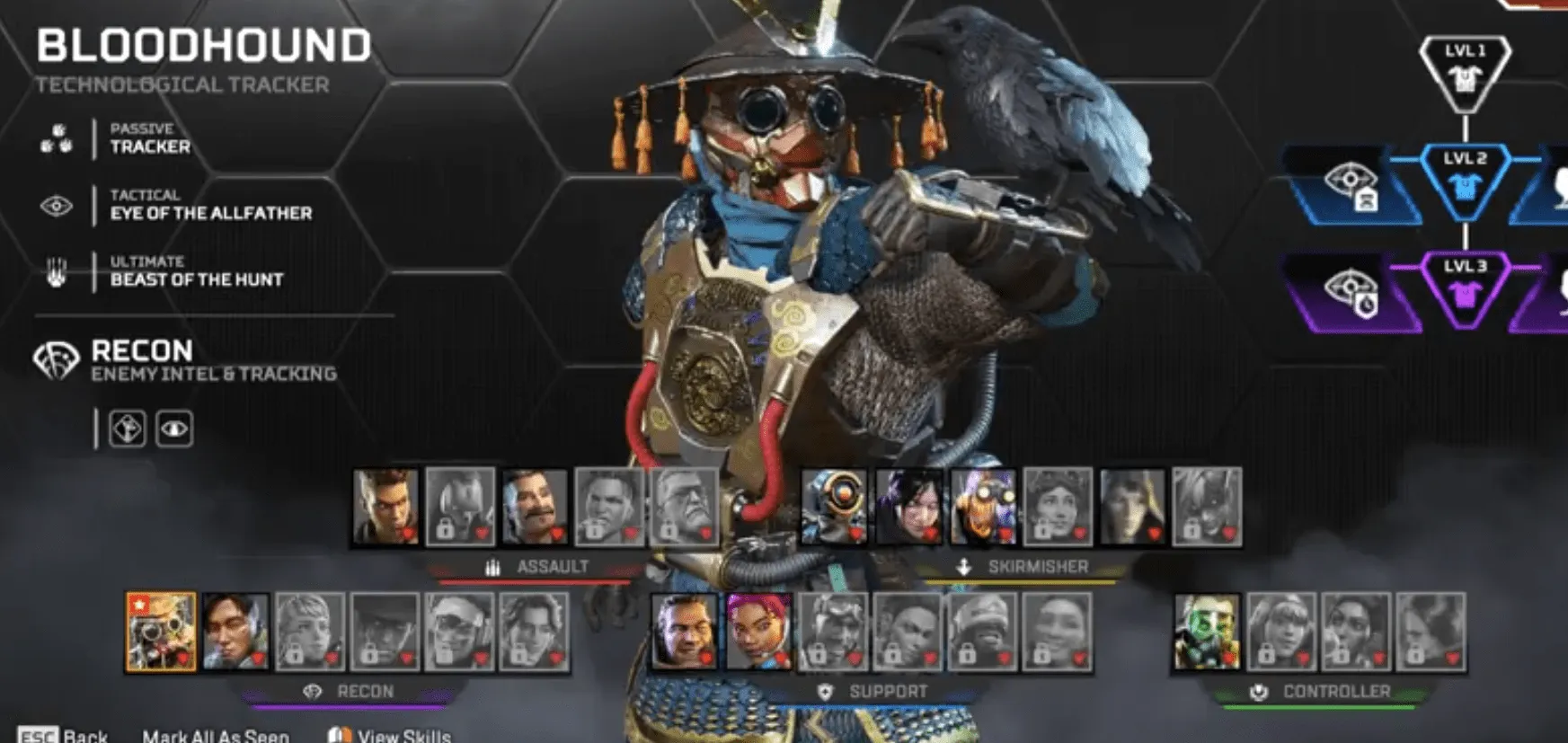 AP634 Wraith Hope’s Dusk Heirloom Relic Level 70 Rookie Account