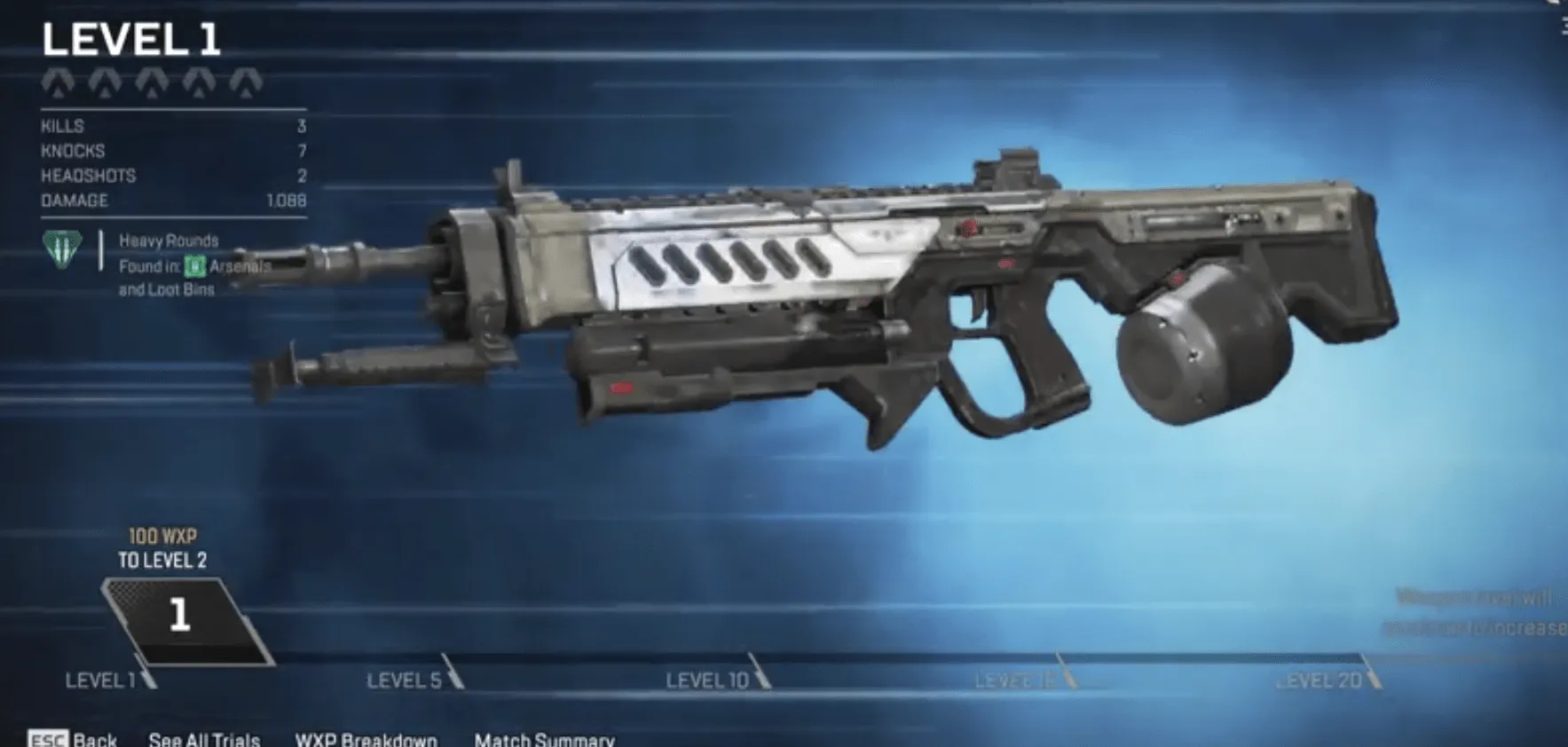 AP634 Wraith Hope’s Dusk Heirloom Relic Level 70 Rookie Account