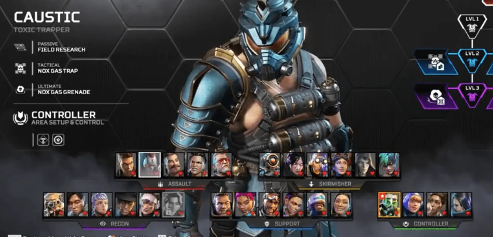 AP656 High Level 1189 Account with Caustic Death Hammer and Crypto Biwon Blade Heirlooms, Winters Grasp Legendary Skin