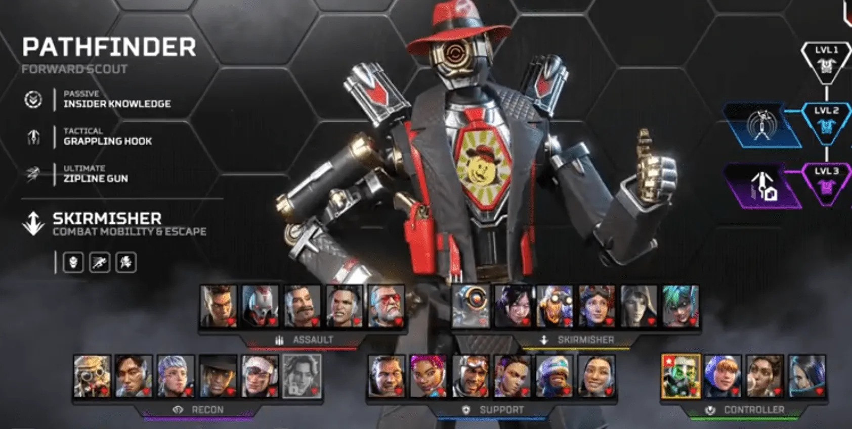 AP656 High Level 1189 Account with Caustic Death Hammer and Crypto Biwon Blade Heirlooms, Winters Grasp Legendary Skin