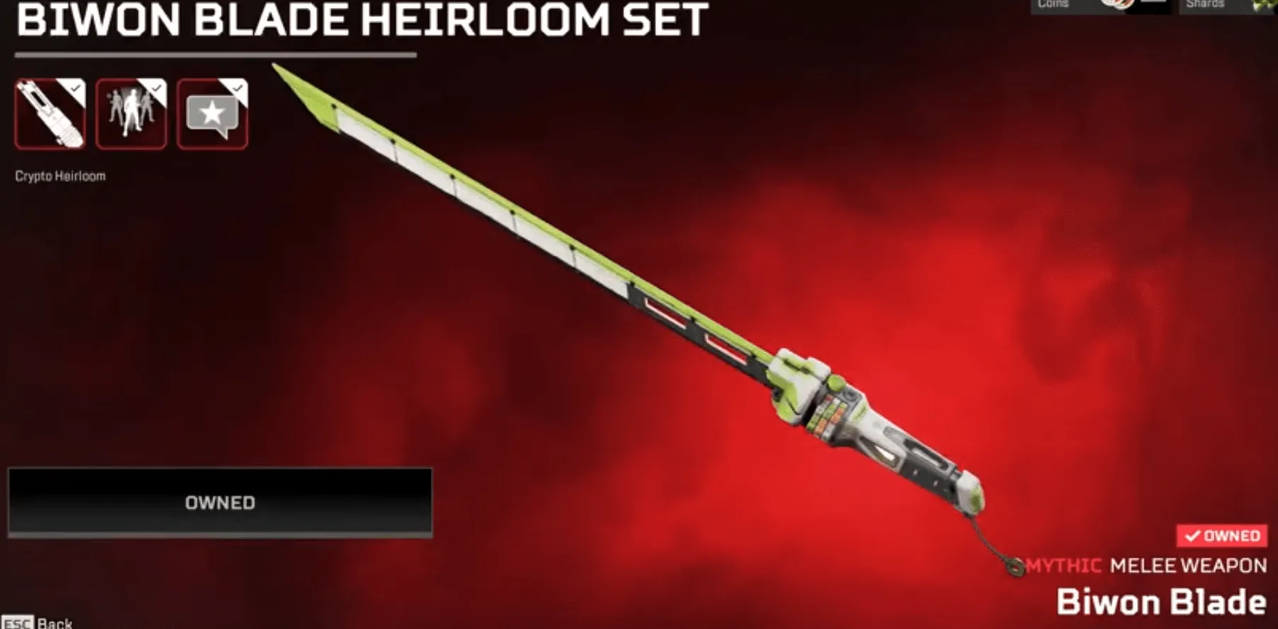 AP656 High Level 1189 Account with Caustic Death Hammer and Crypto Biwon Blade Heirlooms, Winters Grasp Legendary Skin